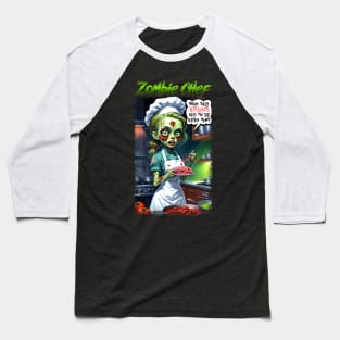 Zombie Chef Baseball T-Shirt